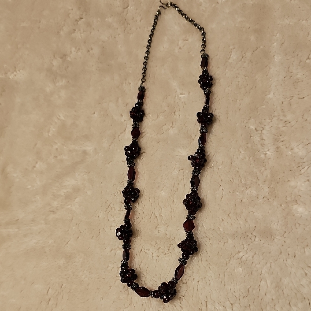 Vintage Garnet Necklace